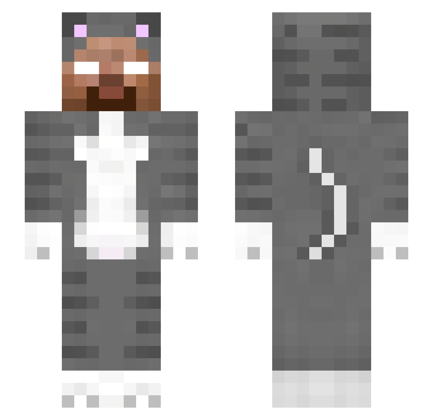 eldrago23 Minecraft skin, front and back view