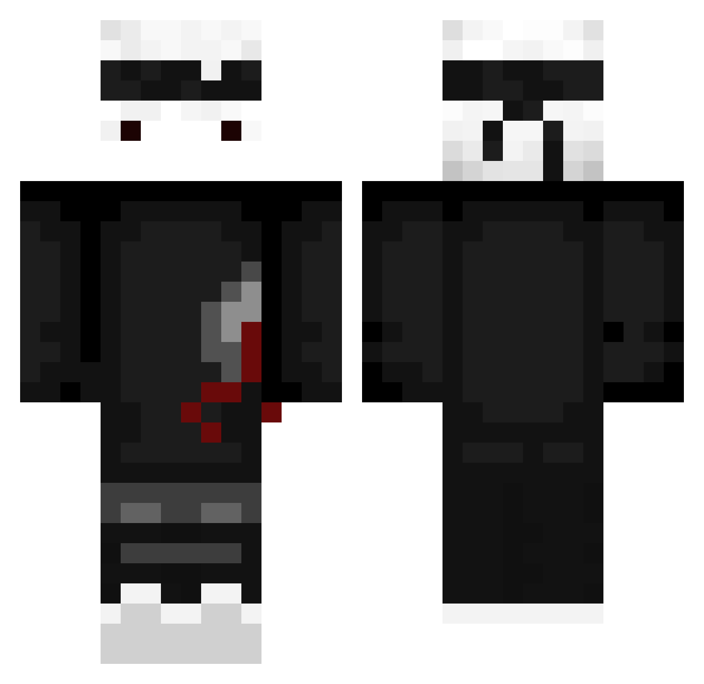 titoast_ Minecraft skin, front and back view