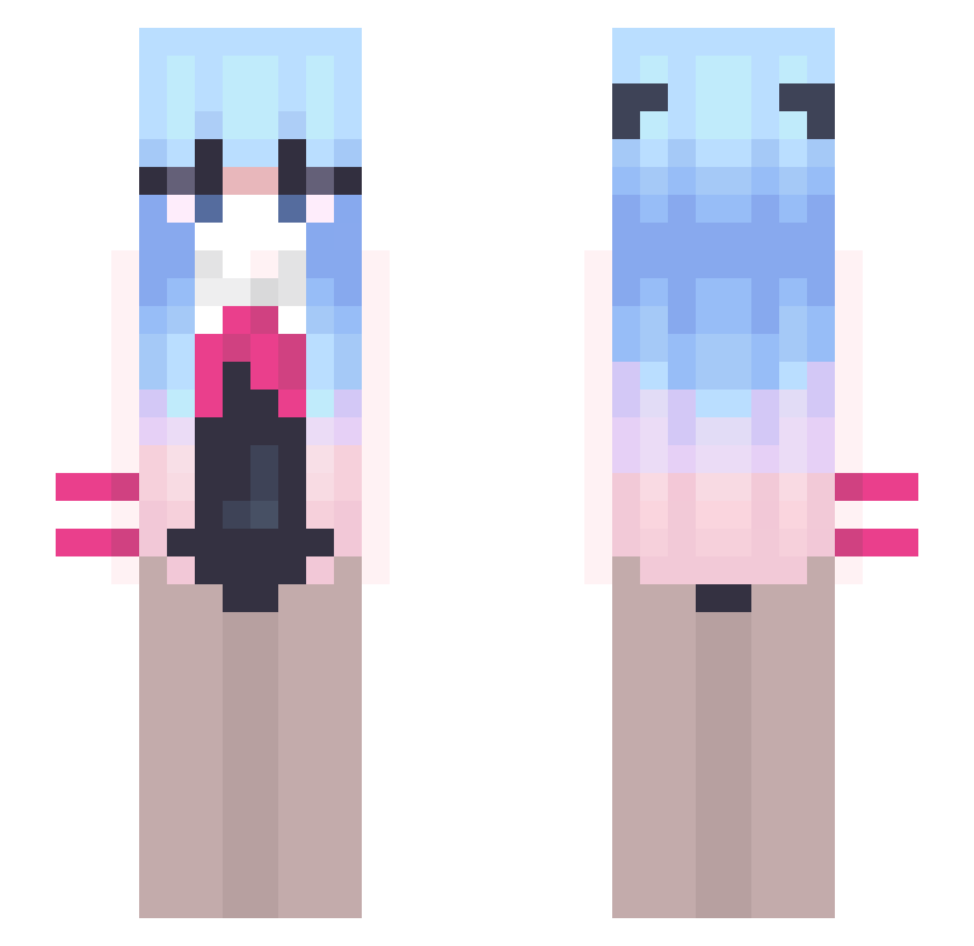 tom_sus Minecraft skin, front and back view