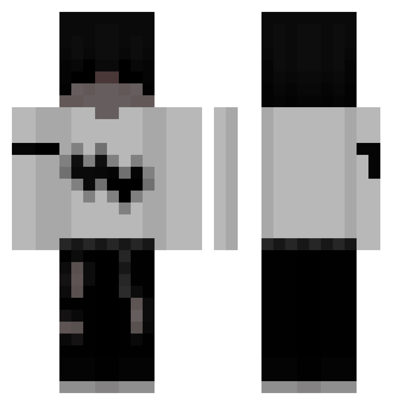 JuanECU_ Minecraft skin, front and back view