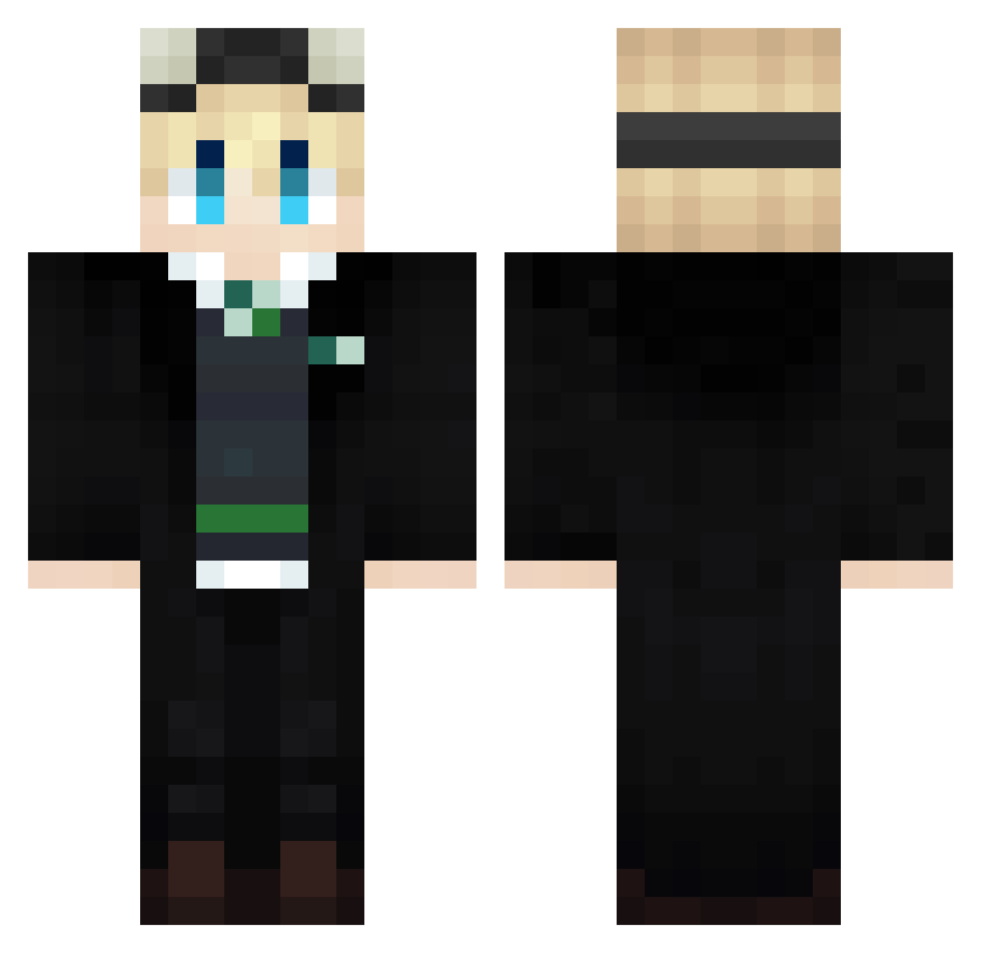 Lex_Ray Minecraft skin, front and back view