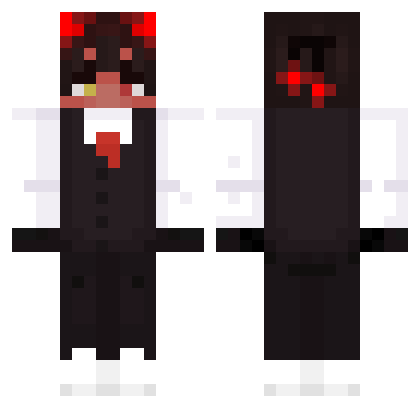 Sr_Phantomsitow Minecraft skin, front and back view