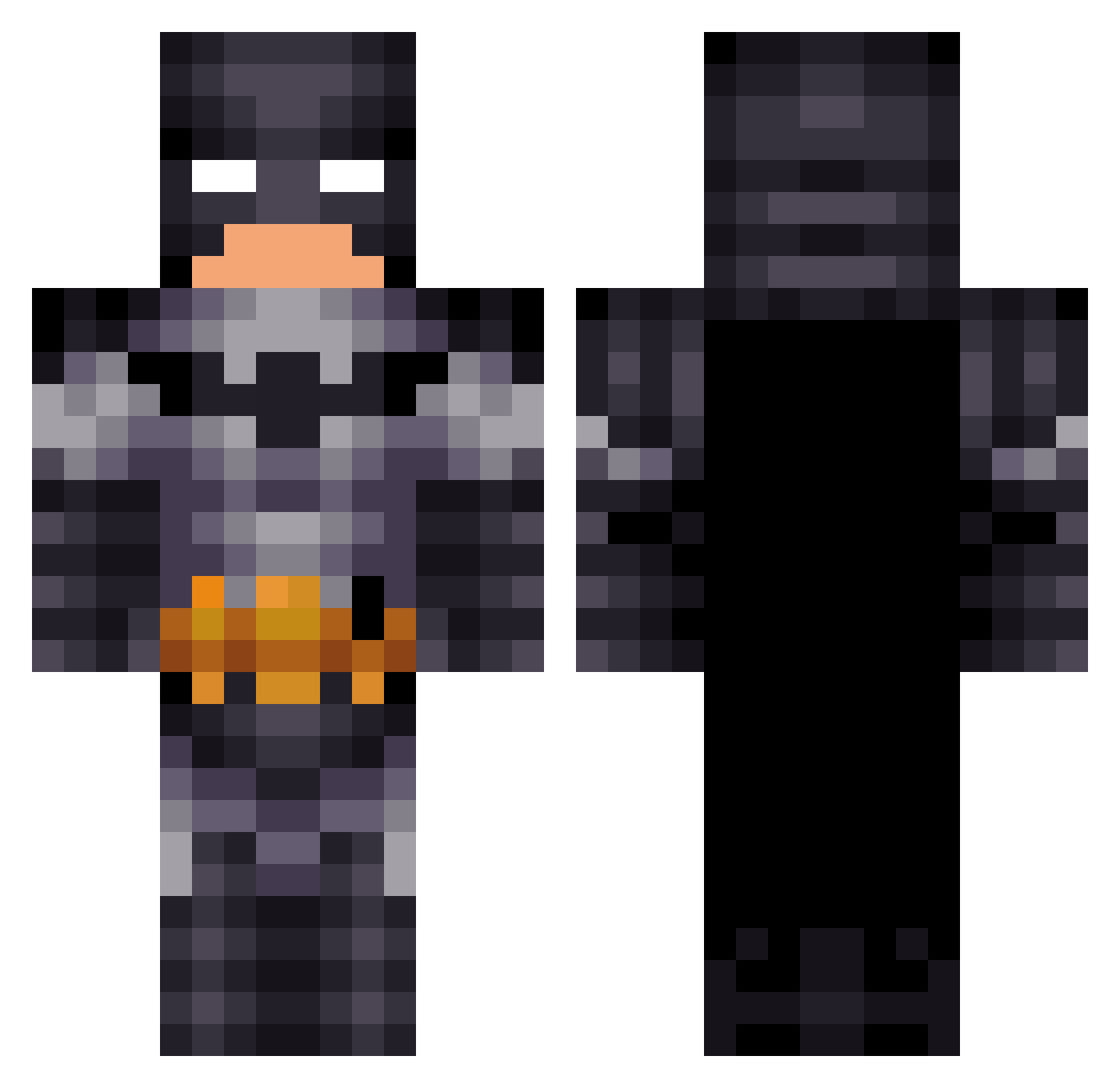 sebfmlapin Minecraft skin, front and back view