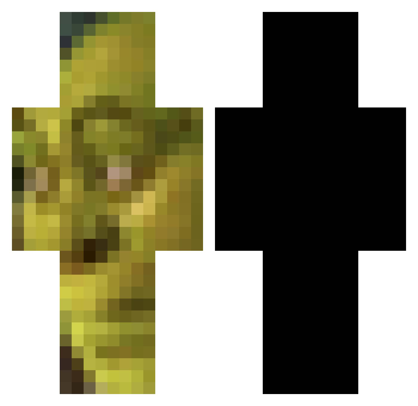 Lazy_boi_101 Minecraft skin, front and back view