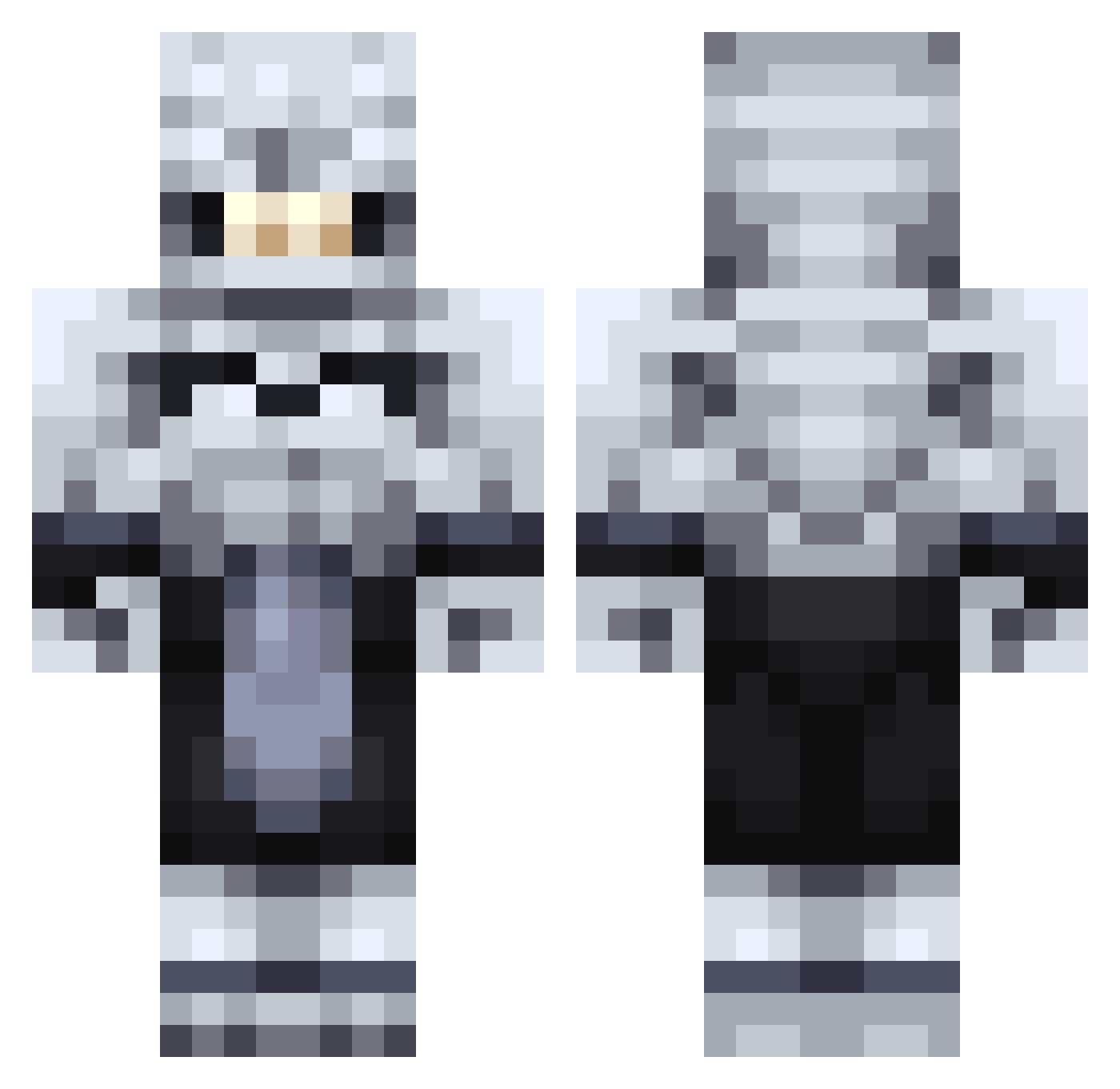 Doktahh_ Minecraft skin, front and back view