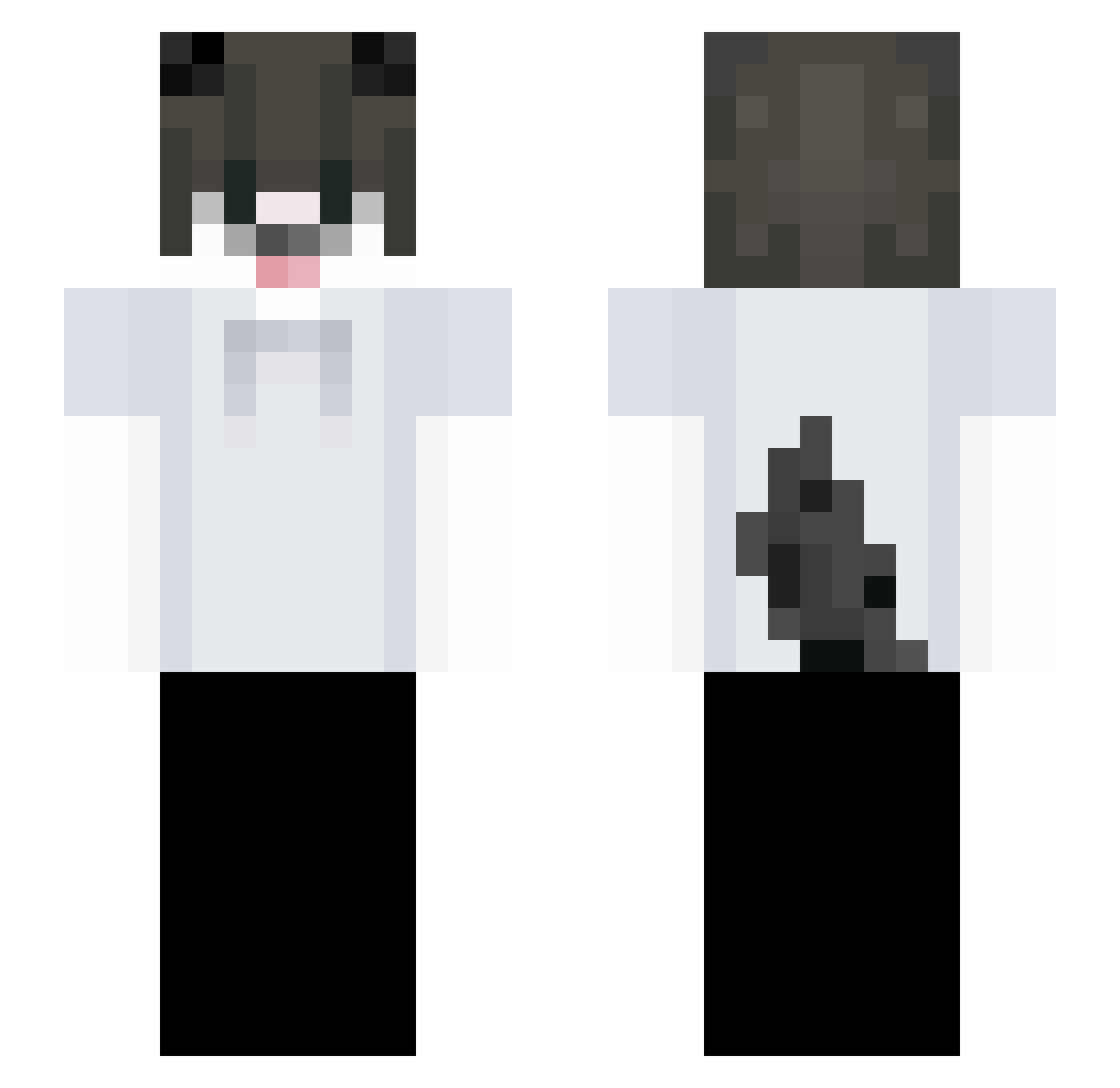 LeProGamer76 Minecraft skin, front and back view