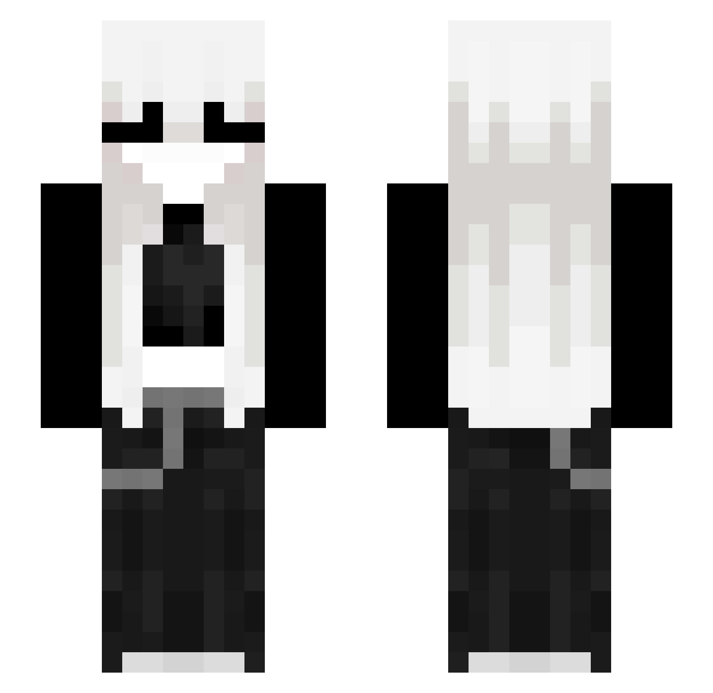 slashap09 Minecraft skin, front and back view