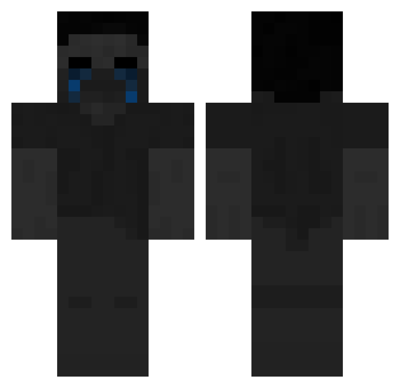TobiaszGaming69 Minecraft skin, front and back view