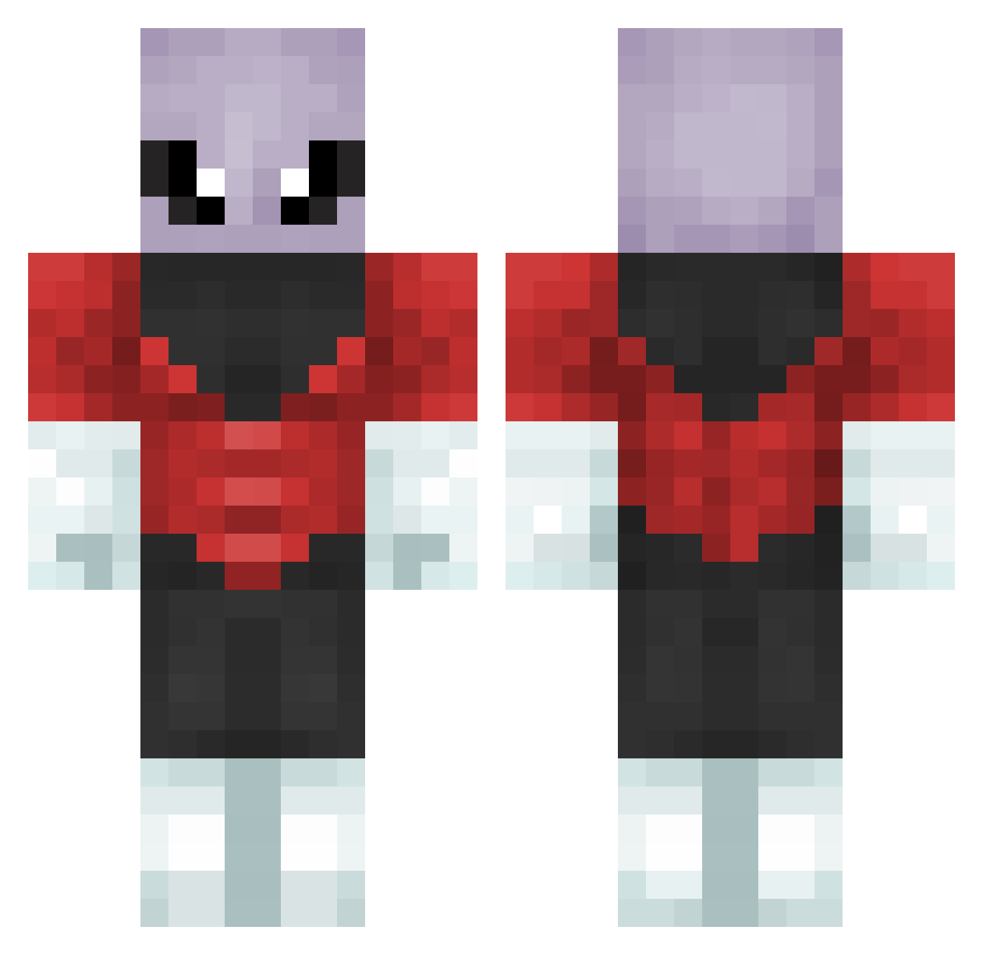 COLOCHOOOO Minecraft skin, front and back view