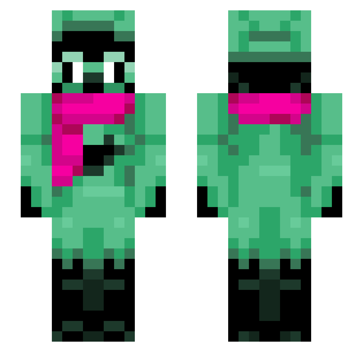 ZiggyPlays2568 Minecraft skin, front and back view