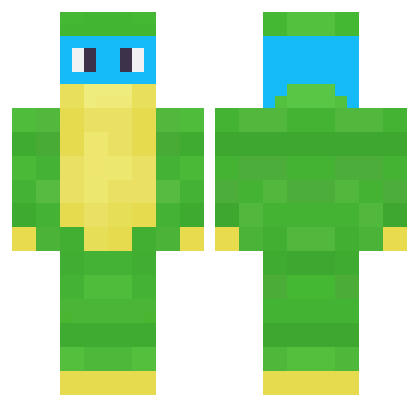IuriRB2T_ Minecraft skin, front and back view