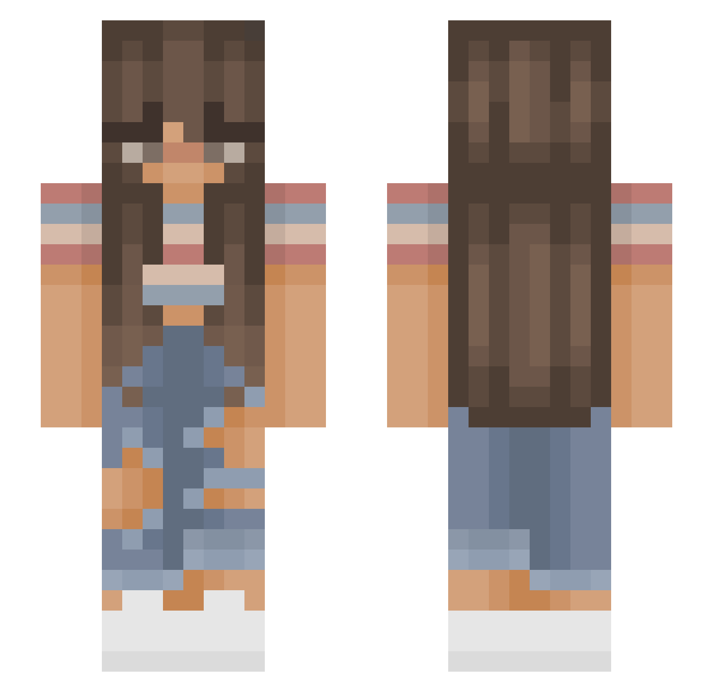 stylishpenguin_ Minecraft skin, front and back view
