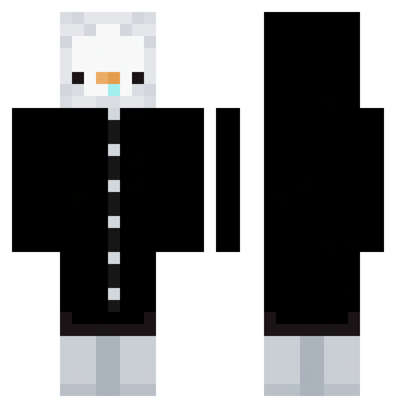 sungin07 Minecraft skin, front and back view