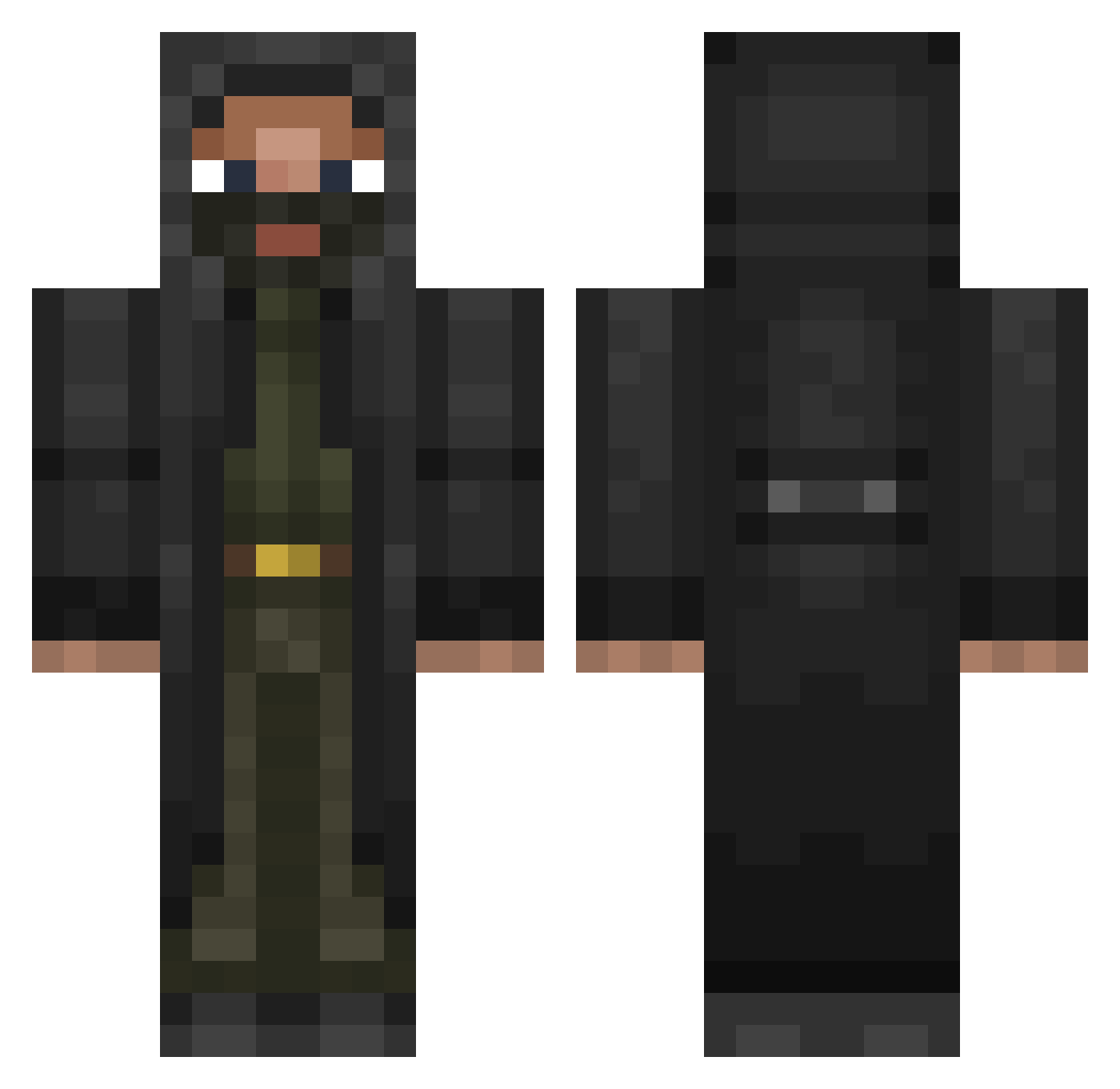 Merzkii_Poshlyak Minecraft skin, front and back view