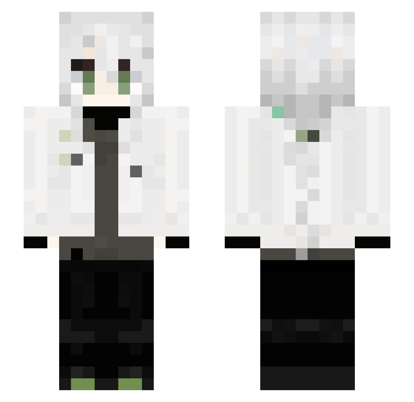 fu_jiu999 Minecraft skin, front and back view