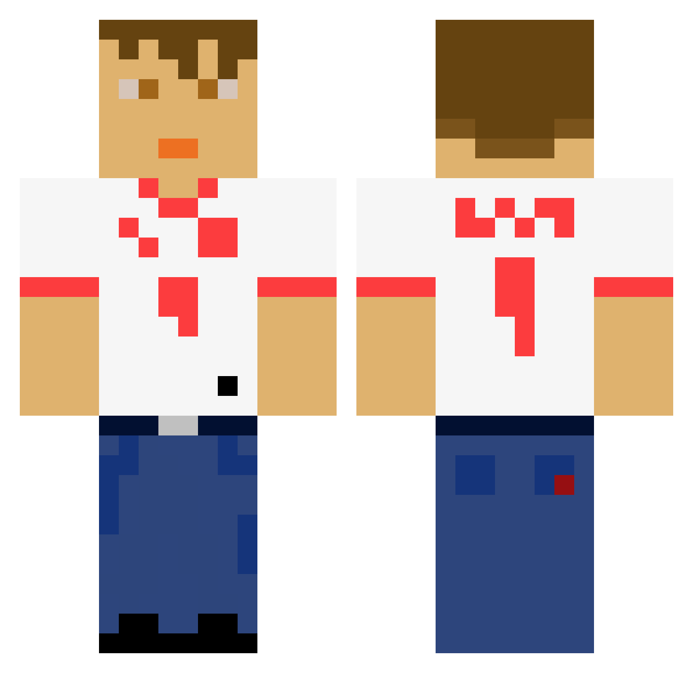 strv_ Minecraft skin, front and back view