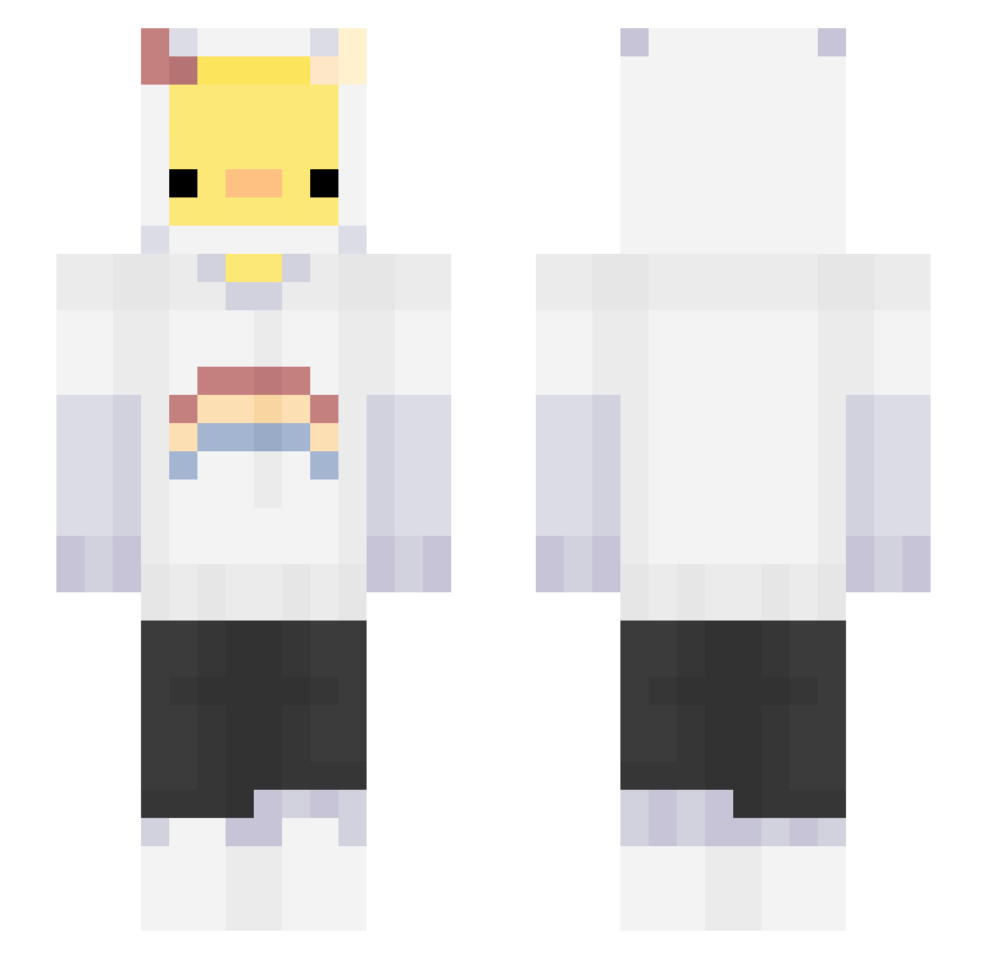 danyhvi Minecraft skin, front and back view