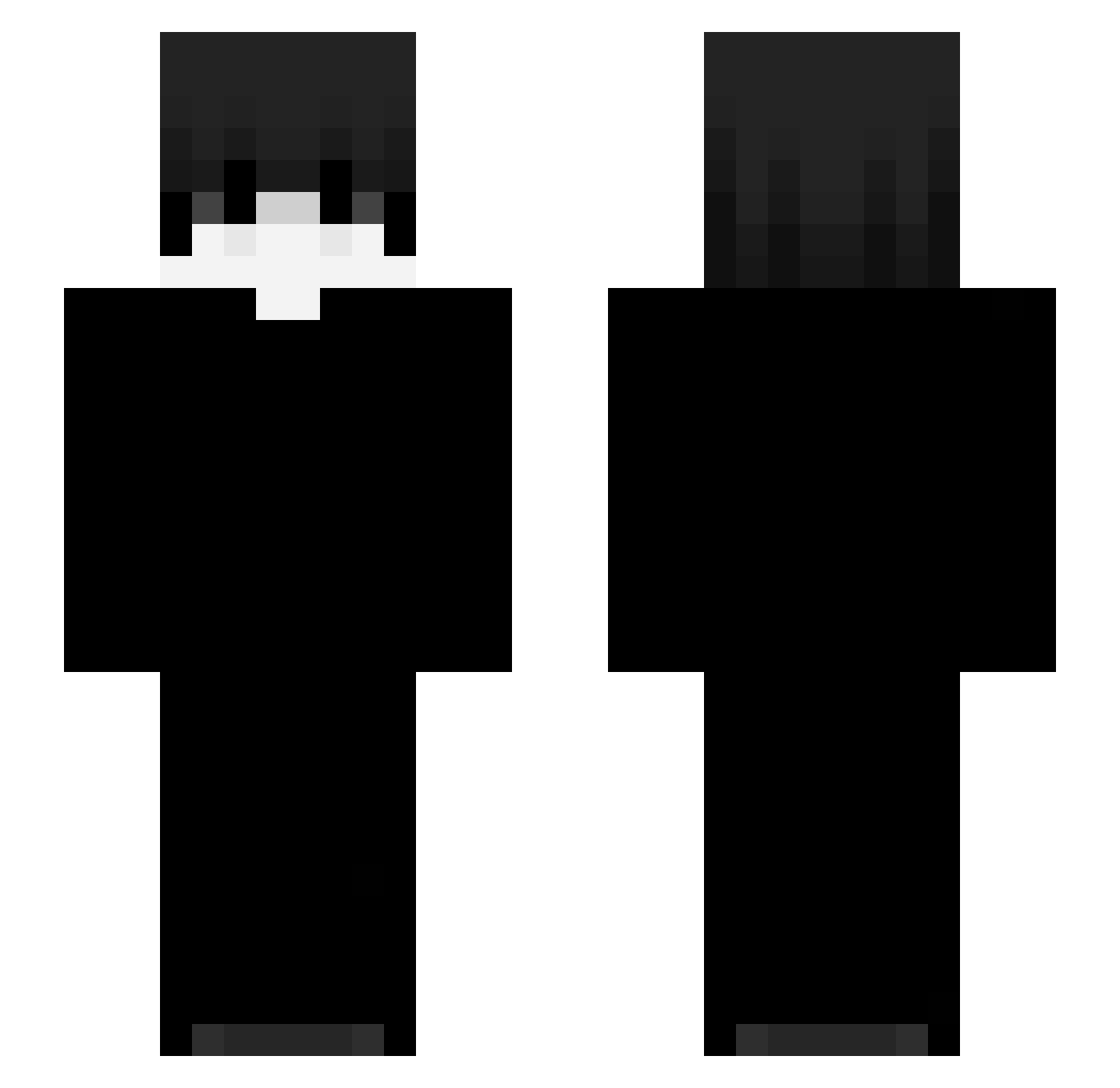 XSnipeerX Minecraft skin, front and back view