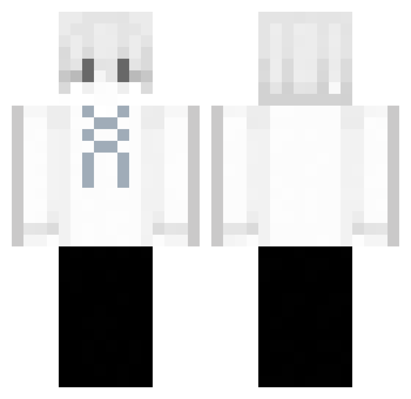 YYMON31 Minecraft skin, front and back view