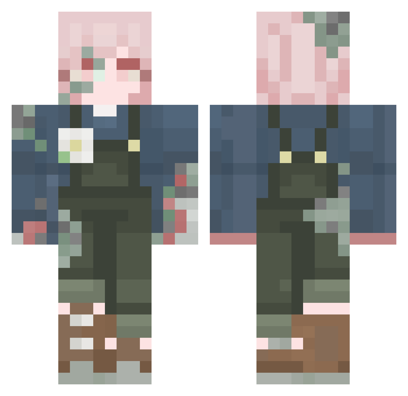 tidal_bore Minecraft skin, front and back view