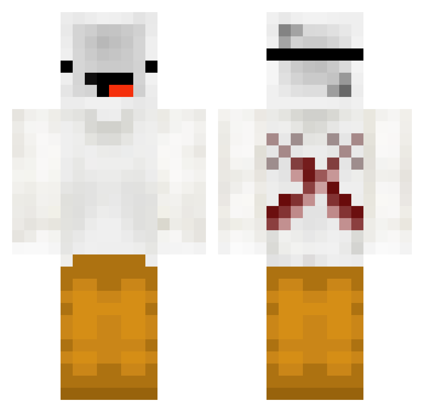 Fuisonboys Minecraft skin, front and back view
