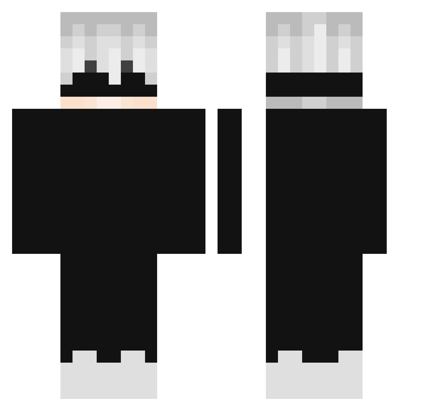 XTH_TheXshot Minecraft skin, front and back view