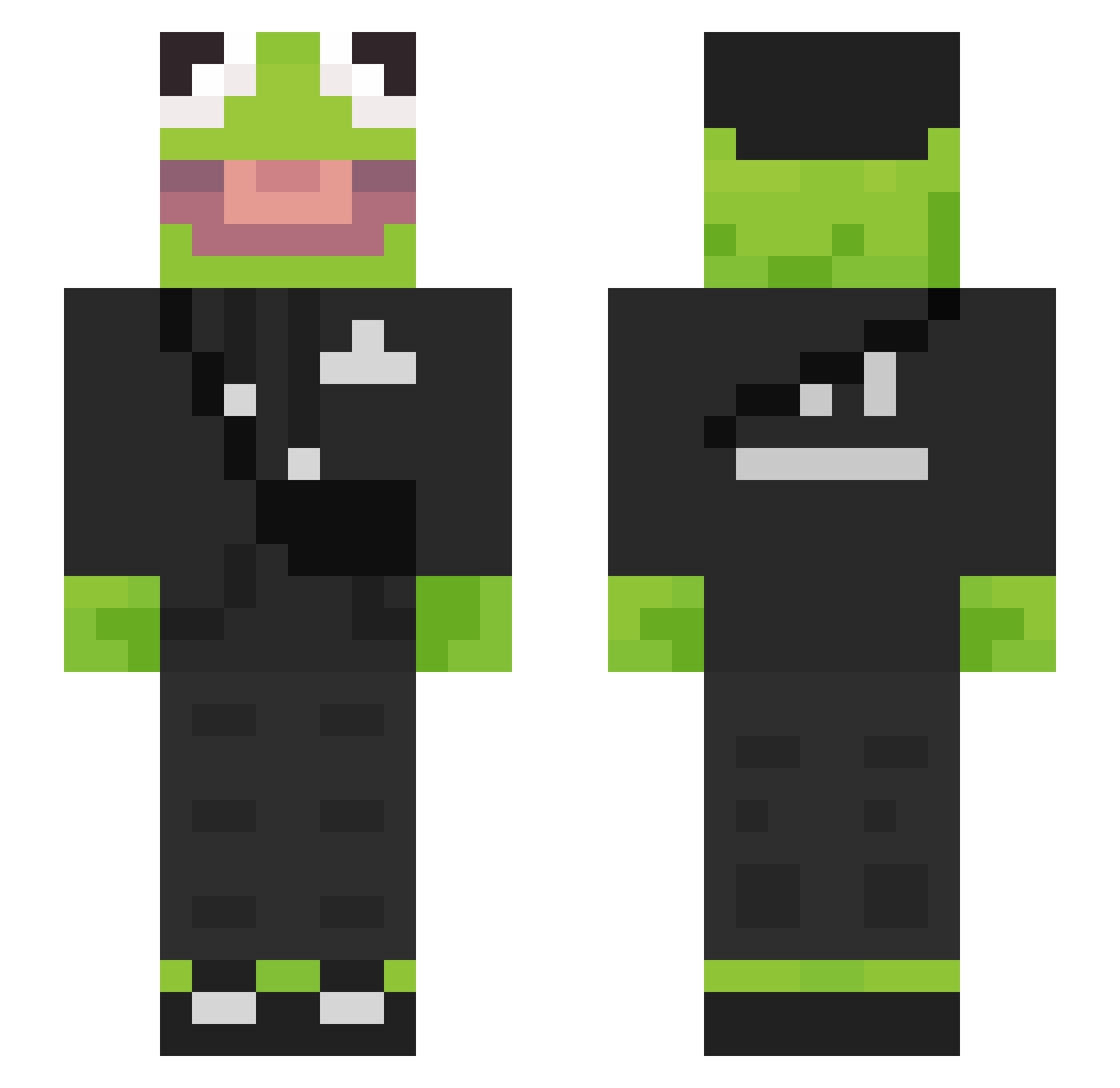 _0ri Minecraft skin, front and back view