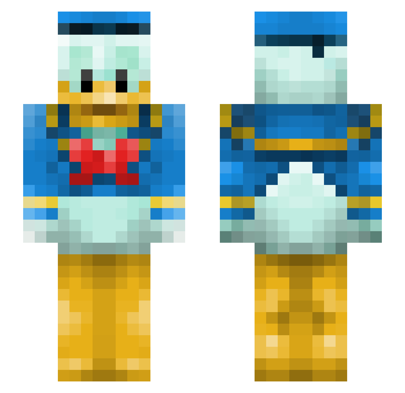 hassan_khalid Minecraft skin, front and back view