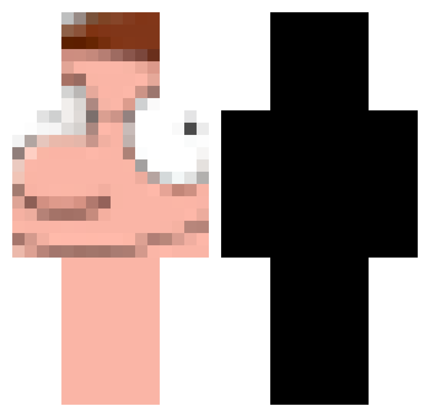 Smutje_Morry Minecraft skin, front and back view