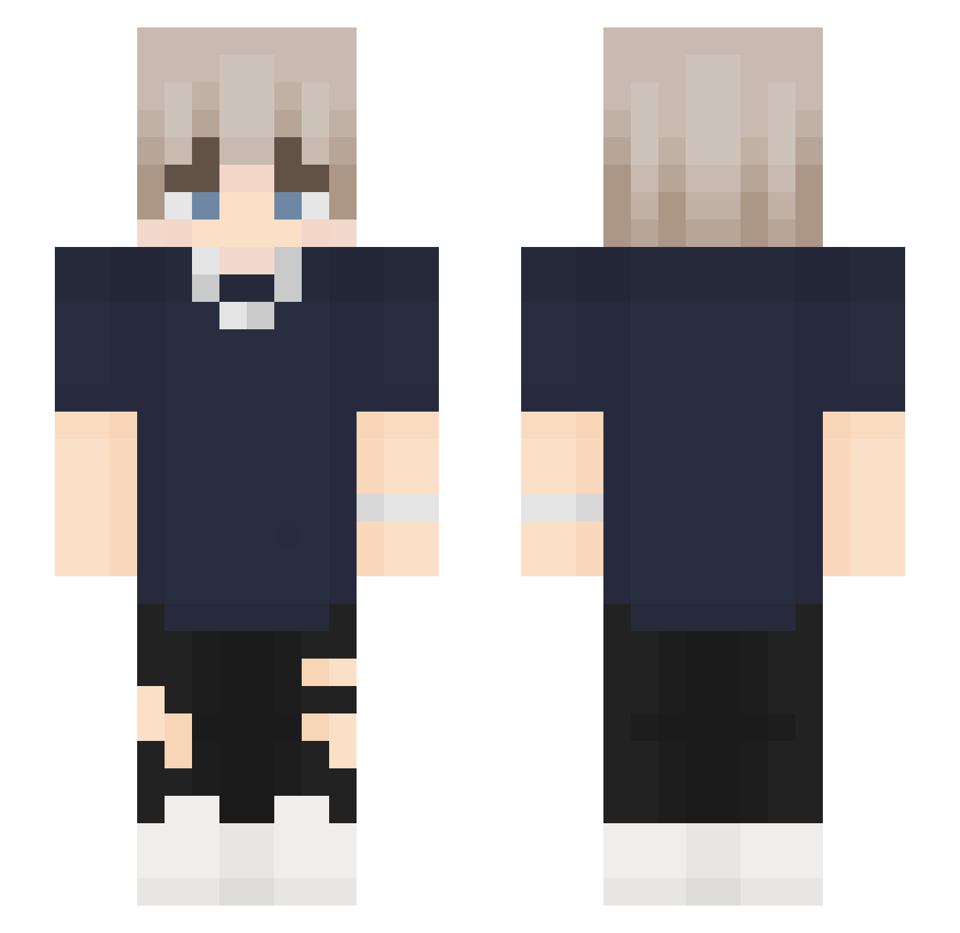 Eduard201101 Minecraft skin, front and back view