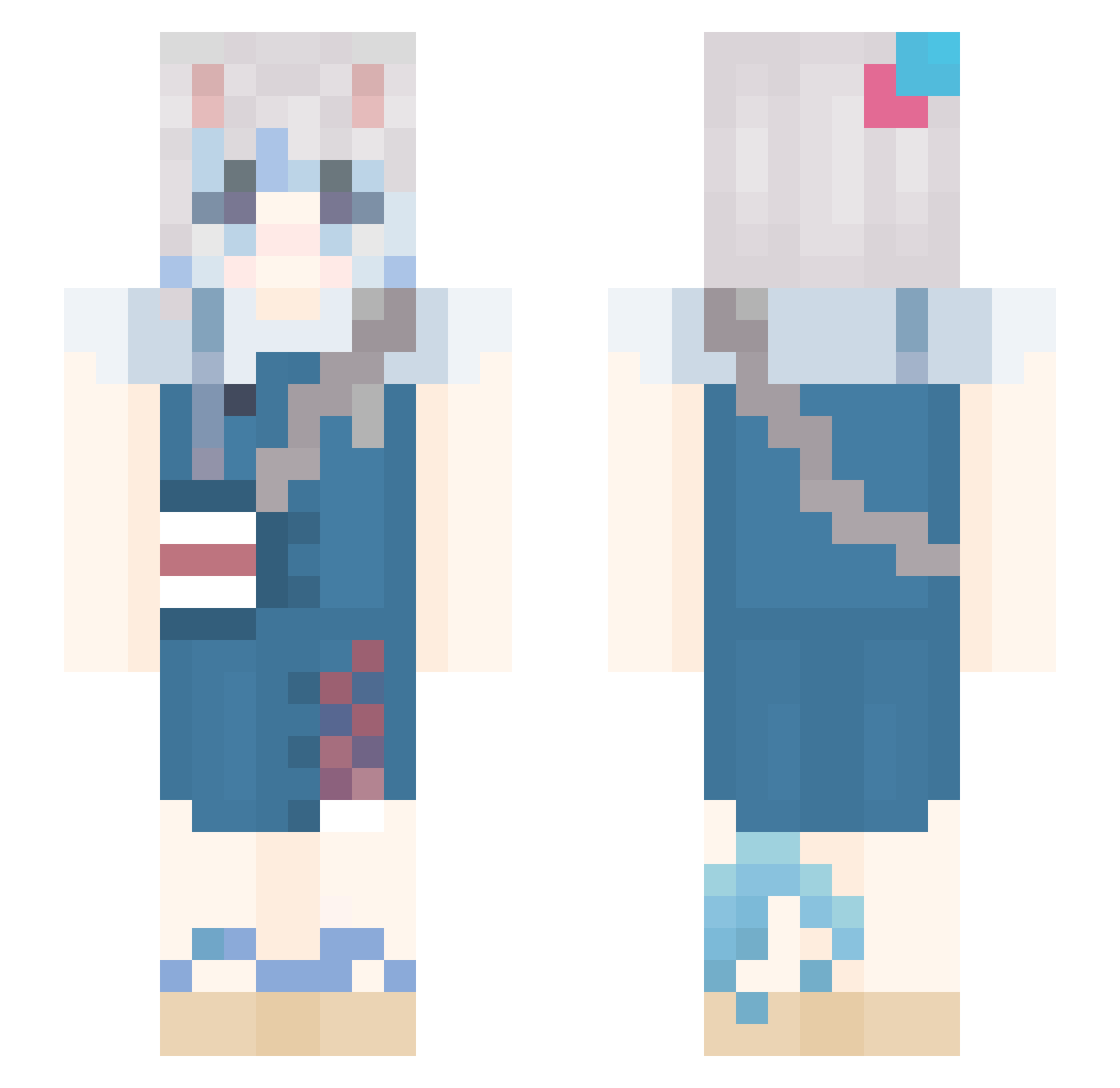 thangthieunang Minecraft skin, front and back view