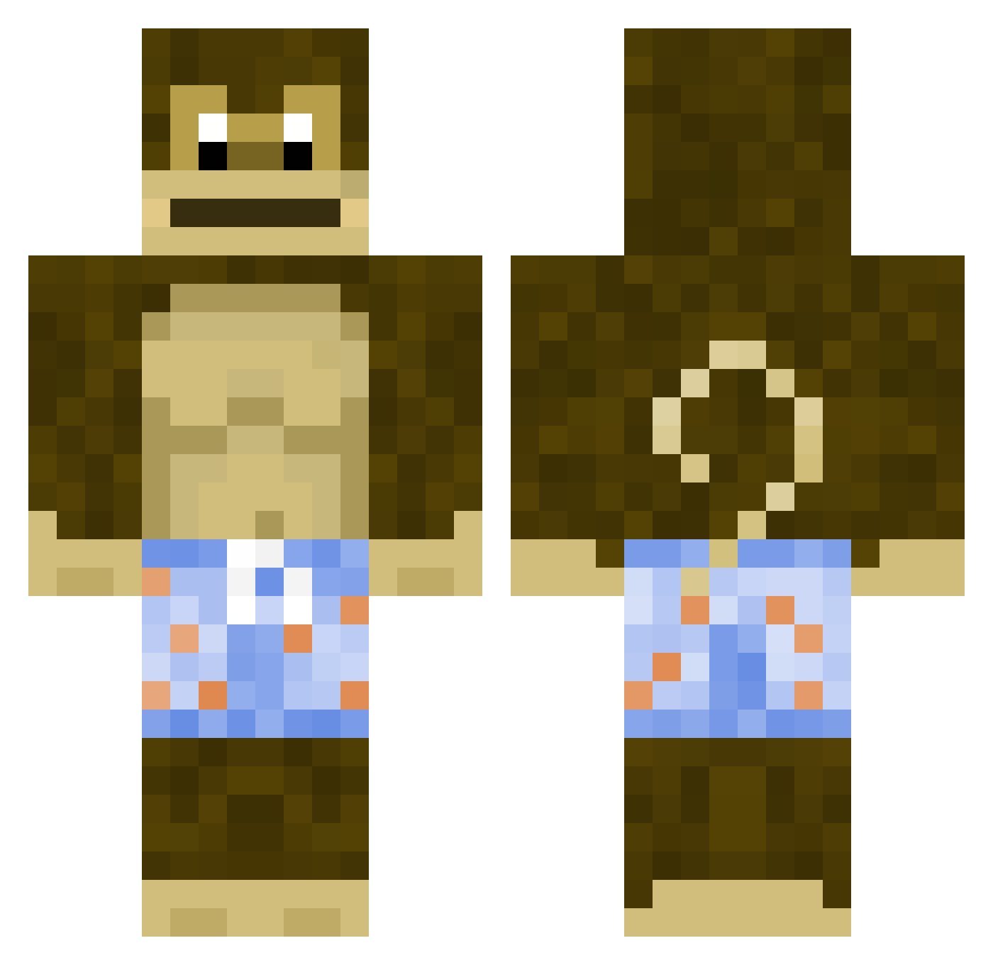 naterino_ Minecraft skin, front and back view