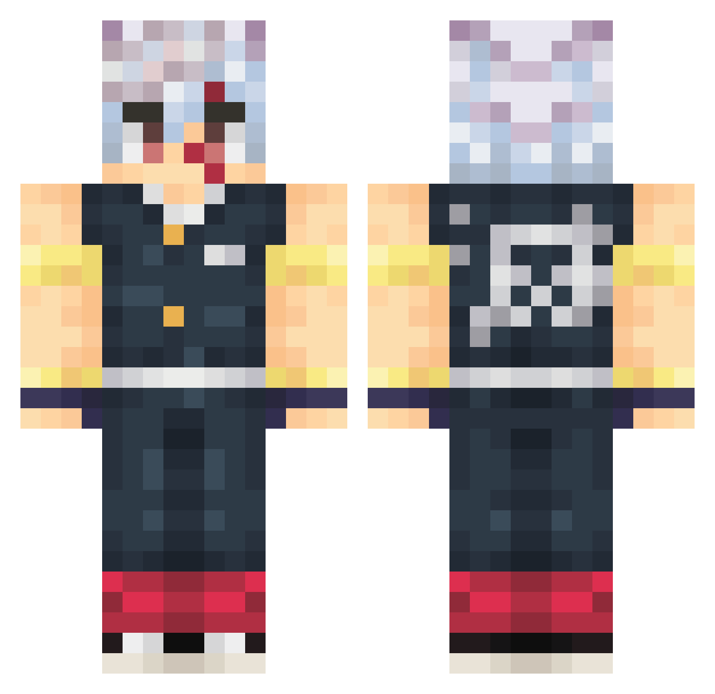 MURILODAL303 Minecraft skin, front and back view