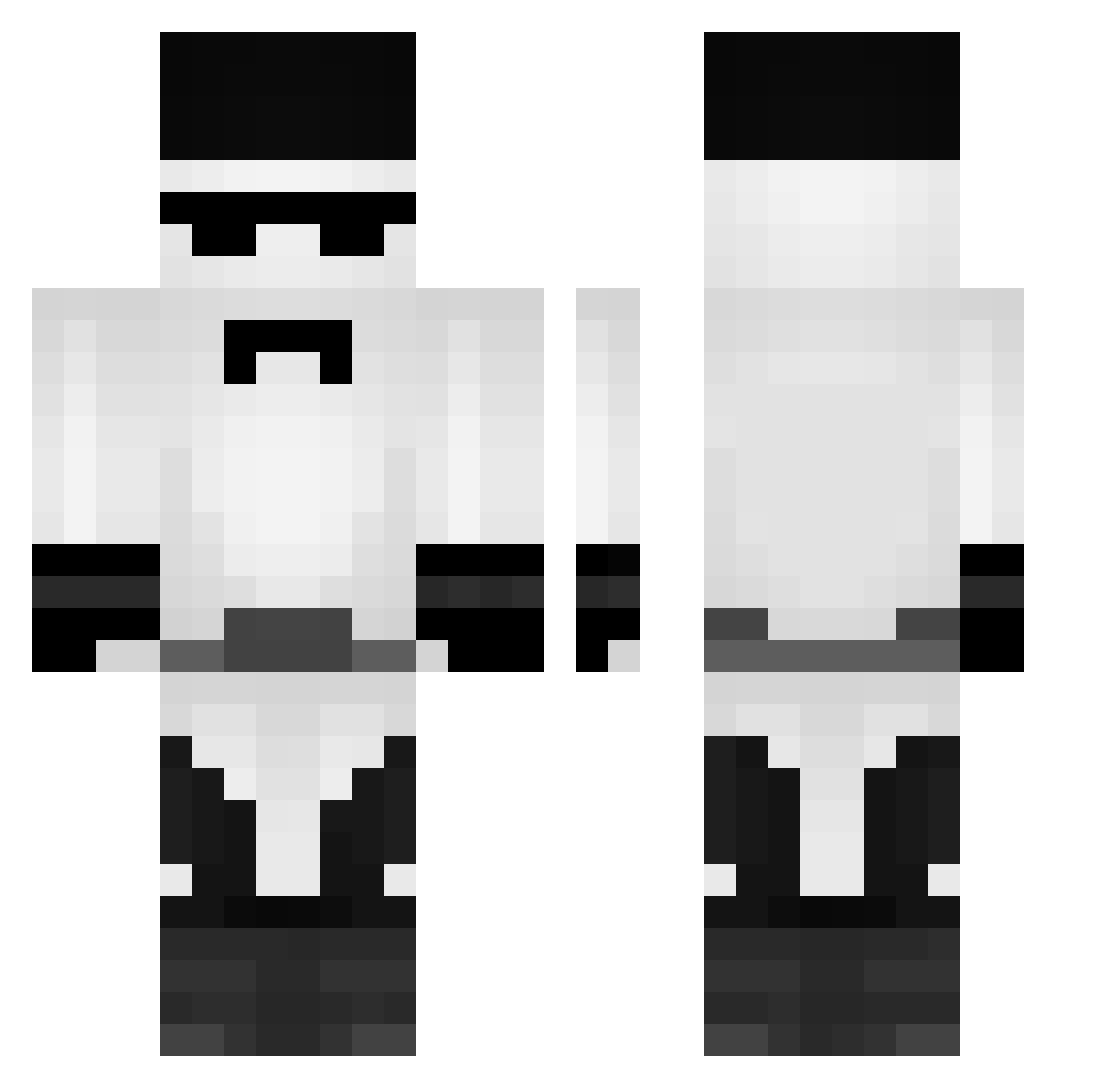 _SUNLIGHT Minecraft skin, front and back view
