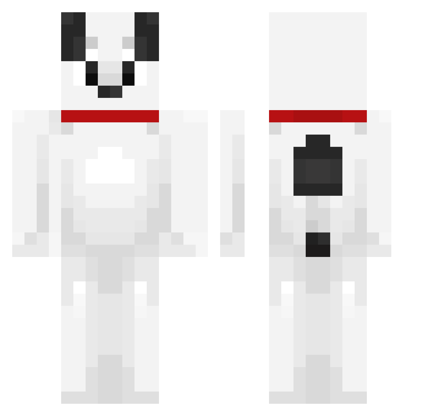 X_Quki_X Minecraft skin, front and back view
