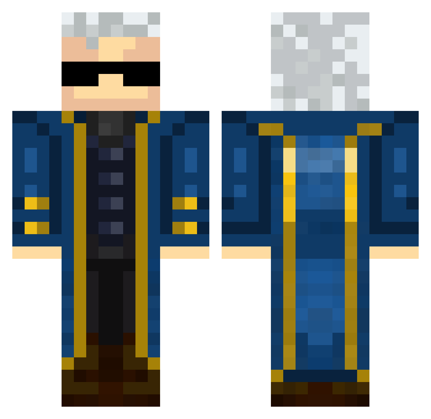 0_Andrii_0 Minecraft skin, front and back view