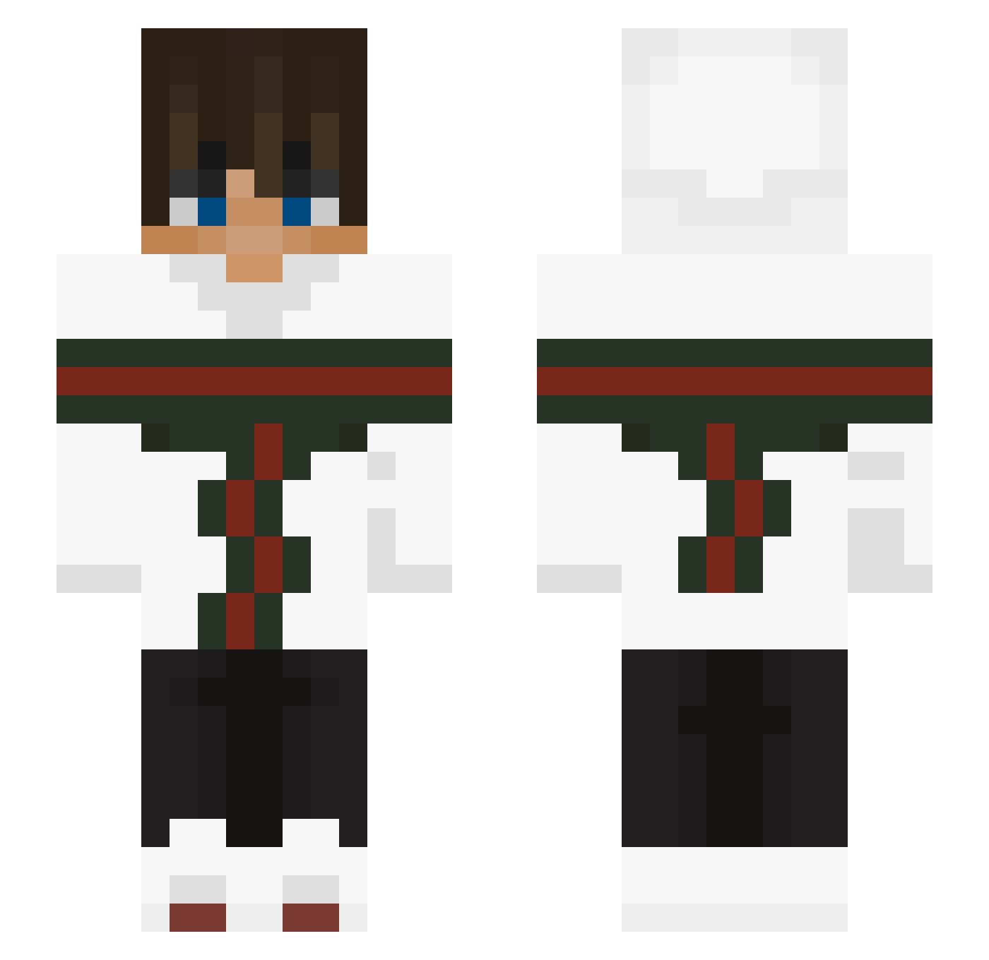 win_jong_ Minecraft skin, front and back view