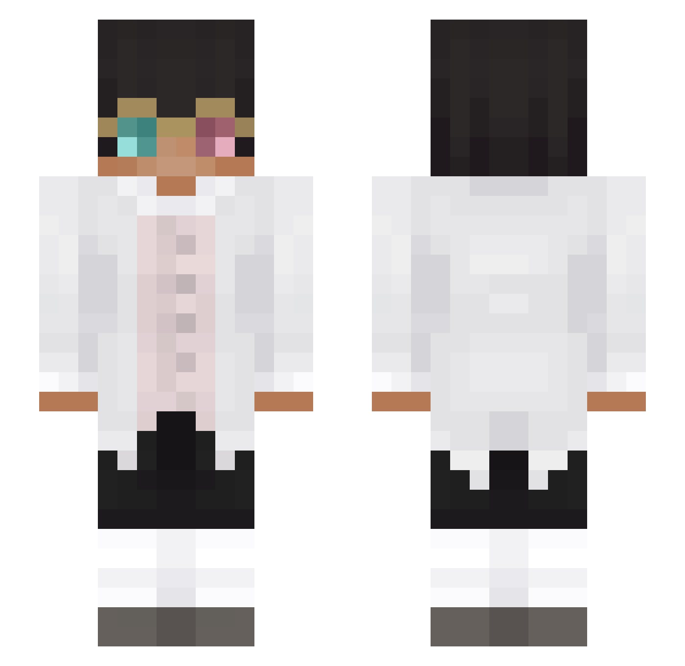 Edaug_ Minecraft skin, front and back view