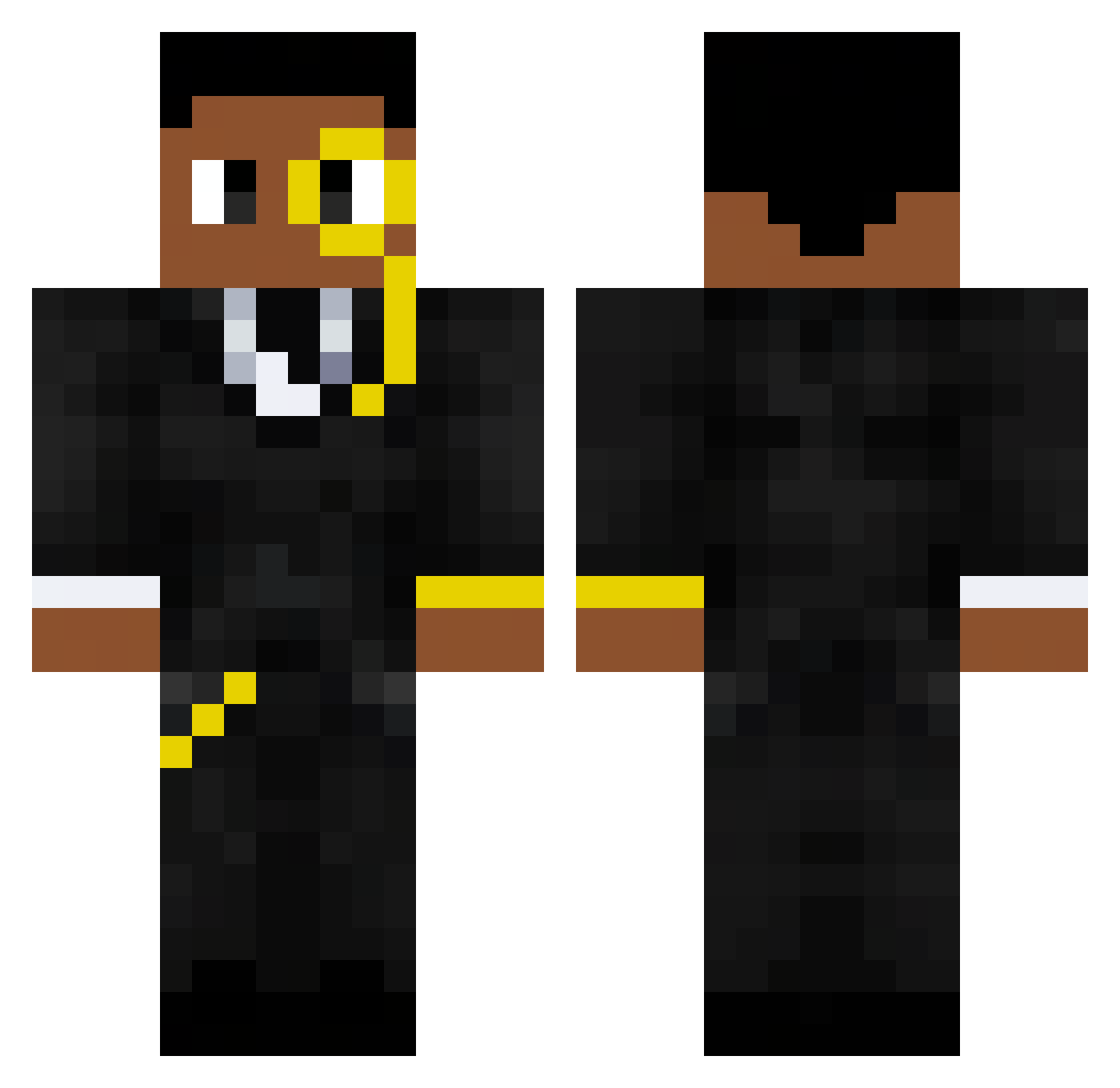 Spongo_mongo Minecraft skin, front and back view