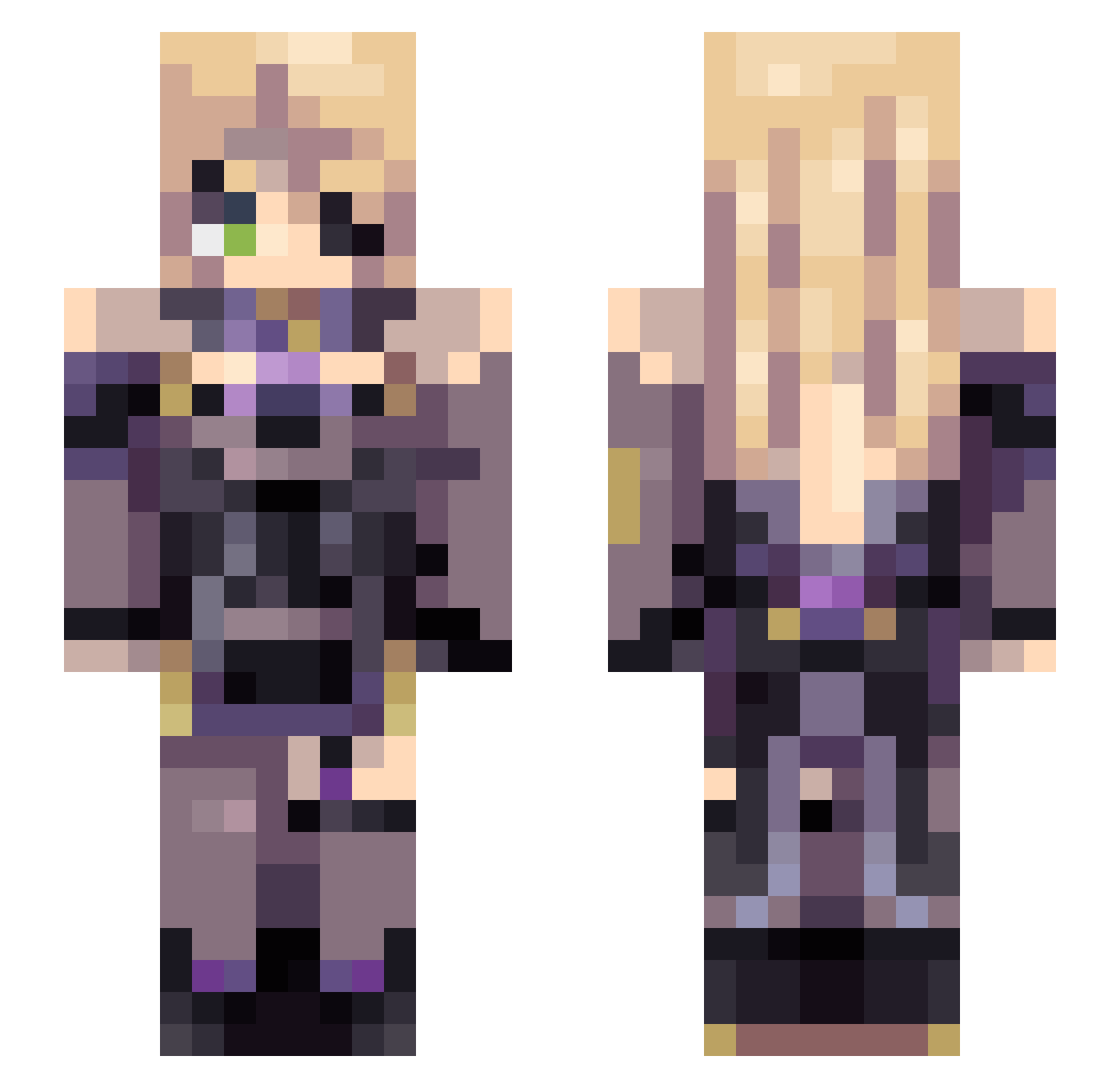 phoenix_storm_ Minecraft skin, front and back view