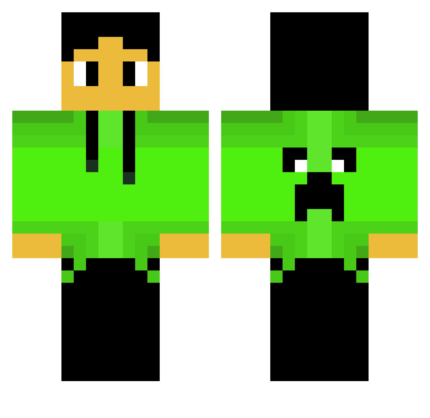 stef08151285 Minecraft skin, front and back view