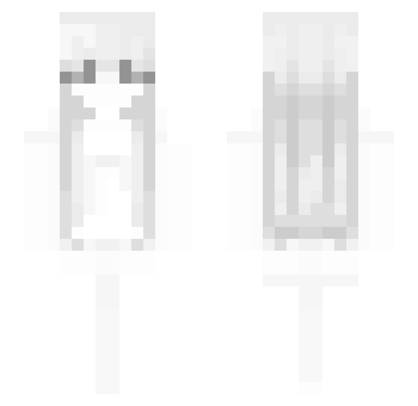 strecheinhorsche Minecraft skin, front and back view