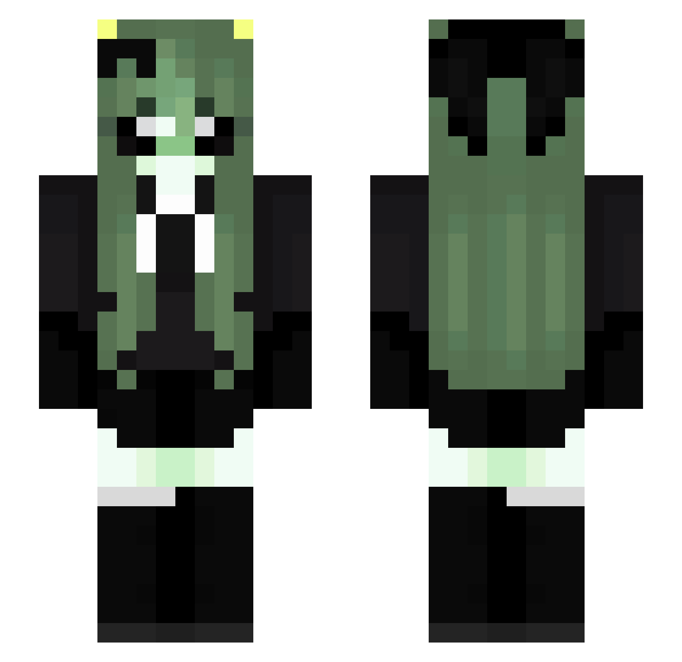 ppompuri Minecraft skin, front and back view
