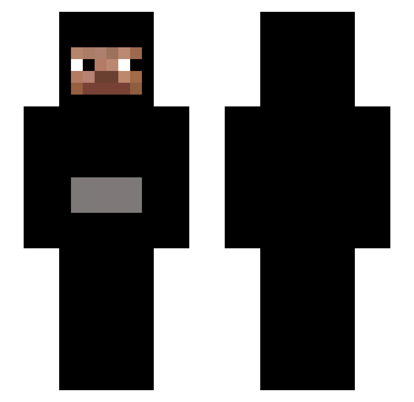 Young_werx Minecraft skin, front and back view