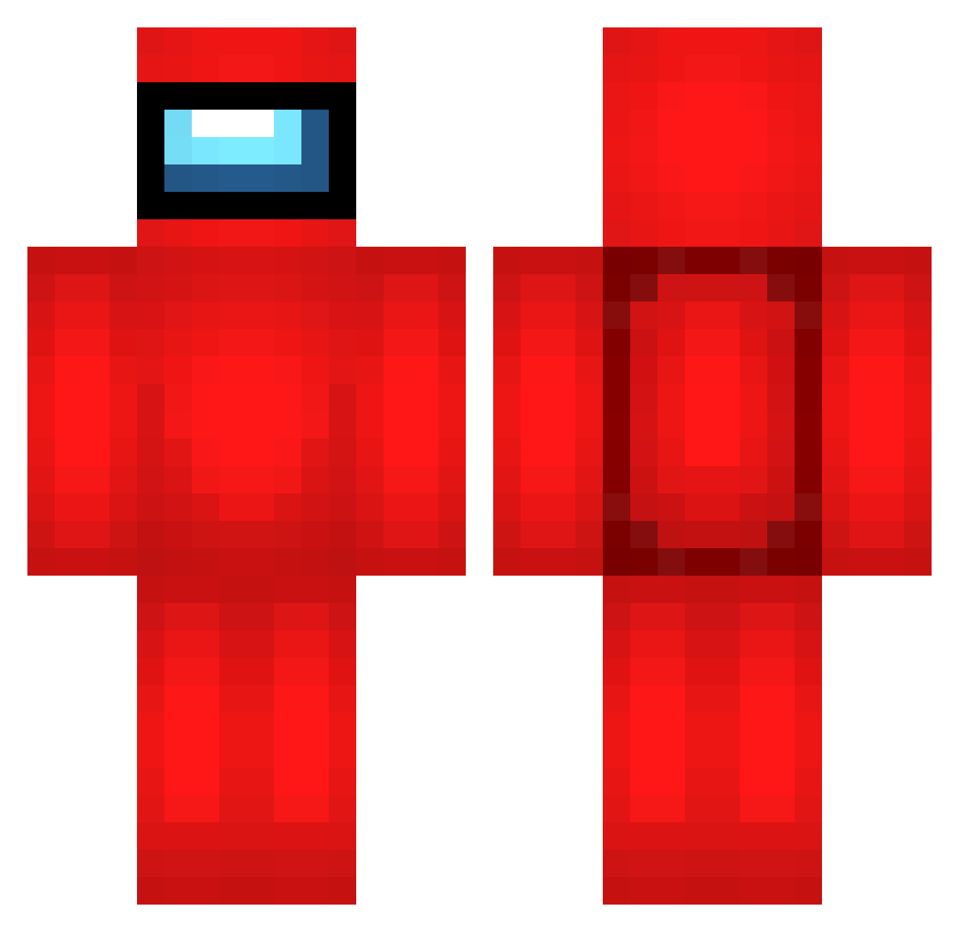 Nikos2515 Minecraft skin, front and back view