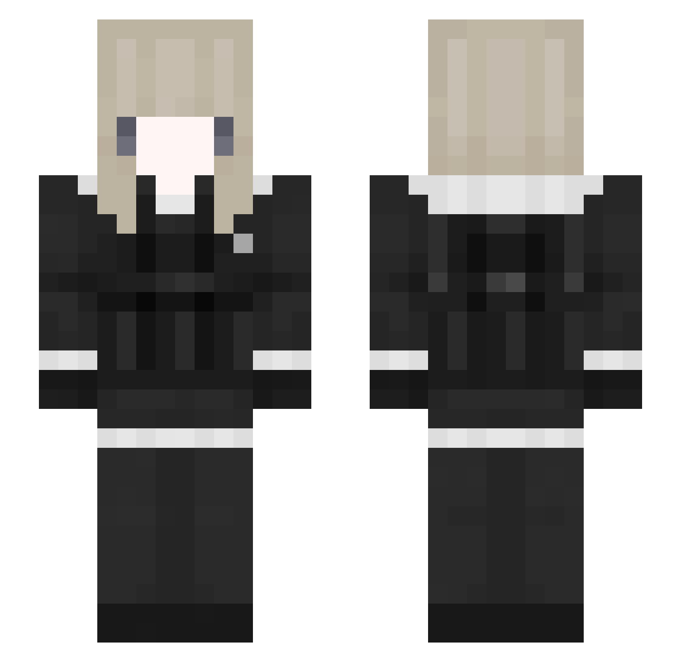 SibirskYazva Minecraft skin, front and back view