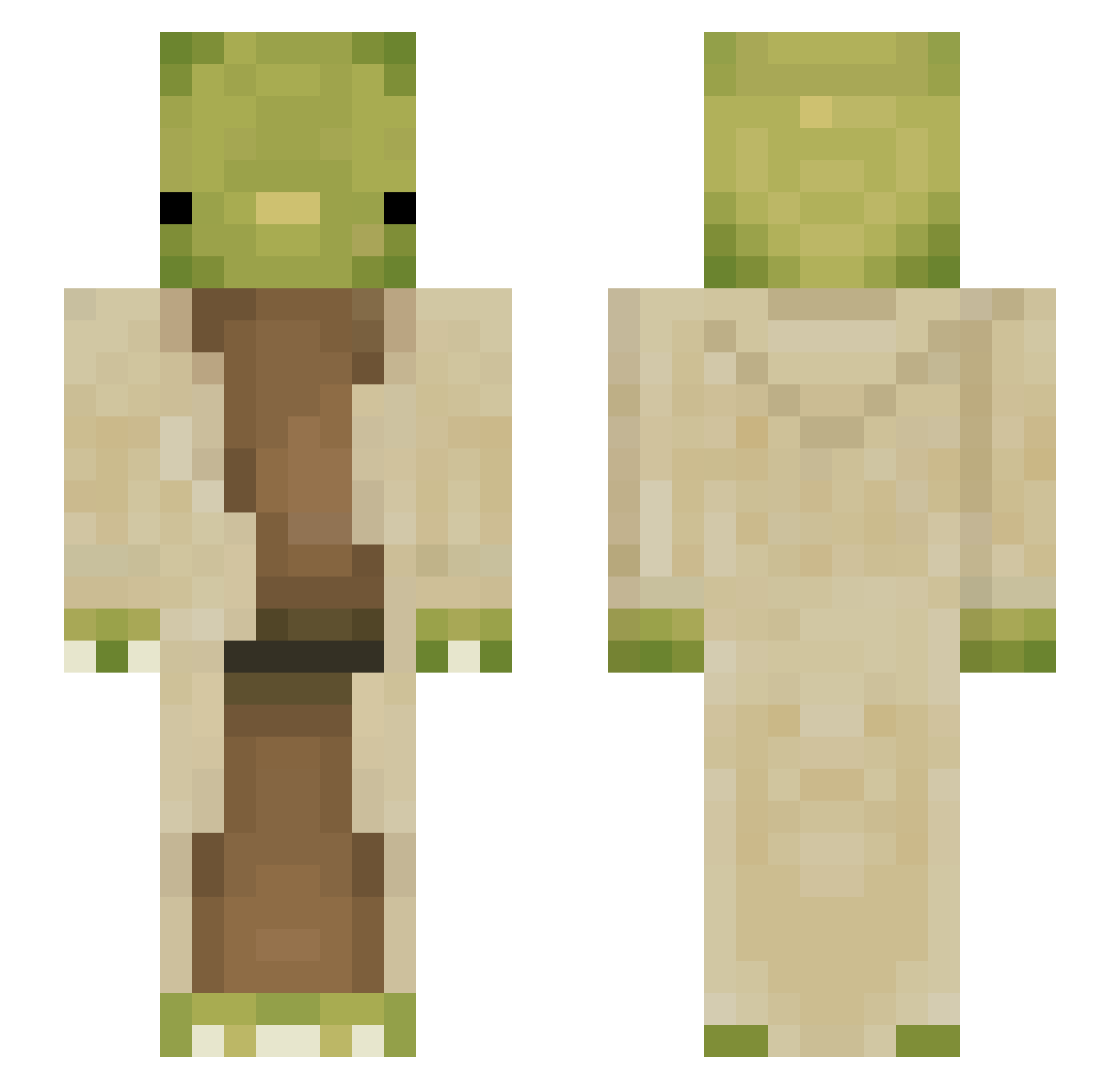 karstdeviz Minecraft skin, front and back view