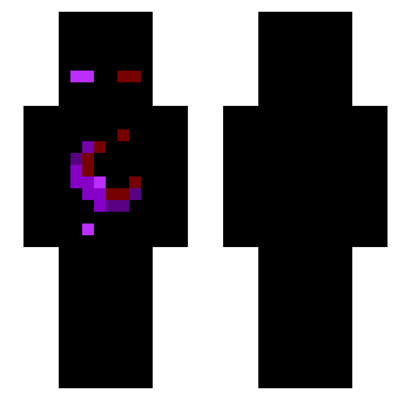 PGCouto Minecraft skin, front and back view