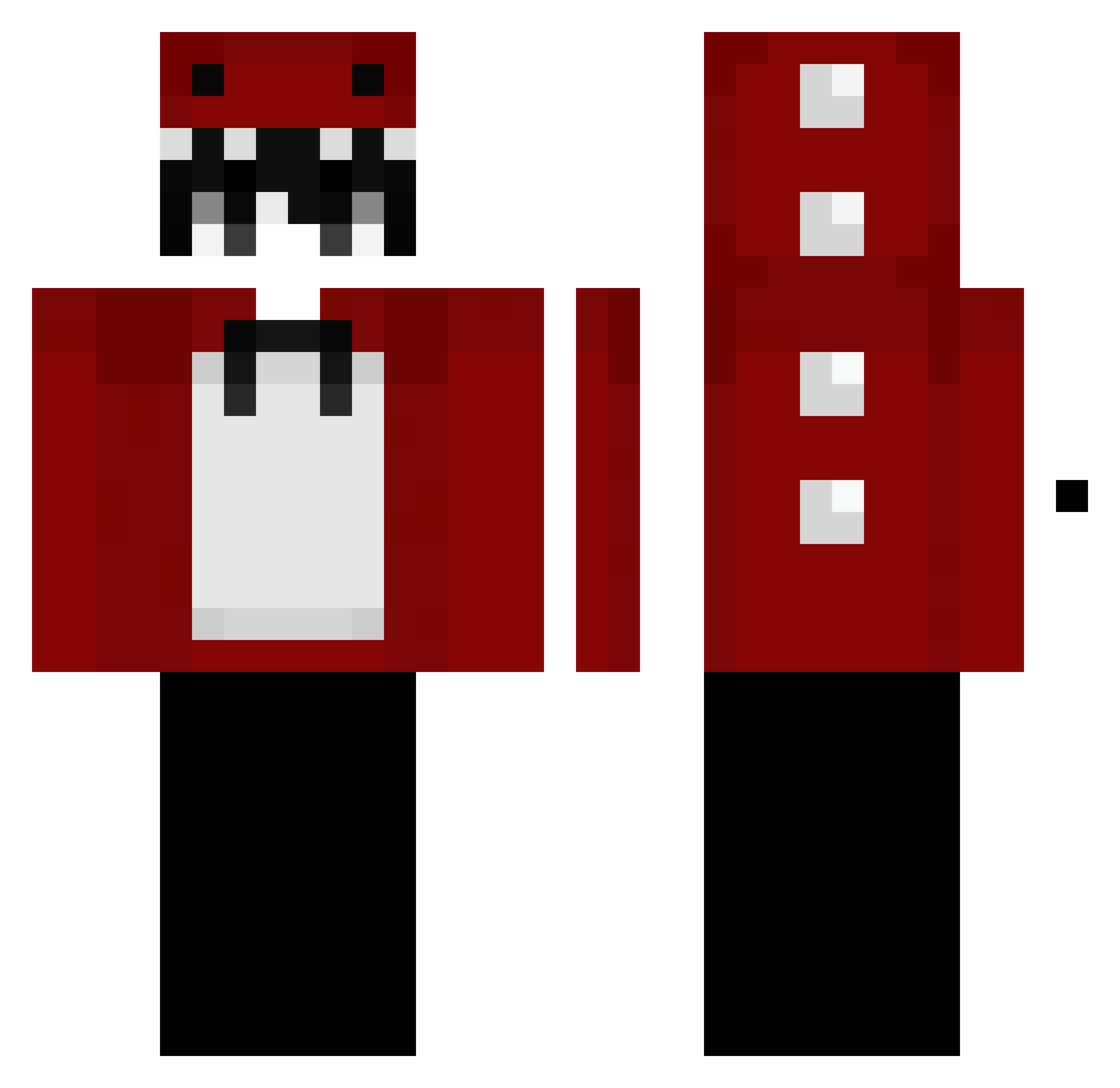 c15erick Minecraft skin, front and back view