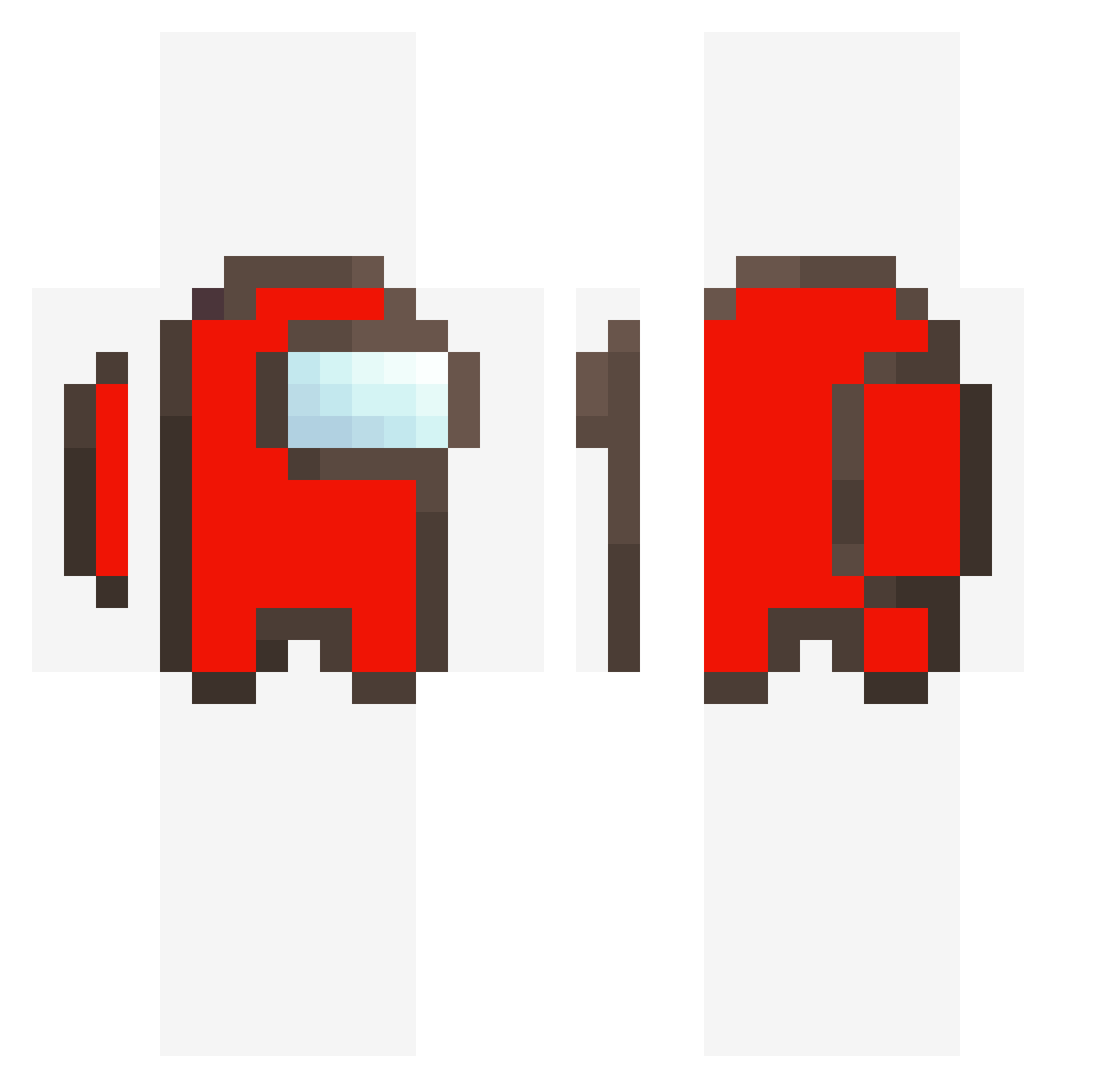 zamaster93 Minecraft skin, front and back view
